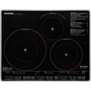 アイリスオーヤマ - 未使用未開封　アイリスオーヤマ 3口IH 音声機能 IHC-S313V-BK IHC-S313-B 3口IHクッキングヒーター 1台 アイリスオーヤマ
